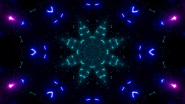 VJ Neon Lights Wave Loop 4K 01 alt