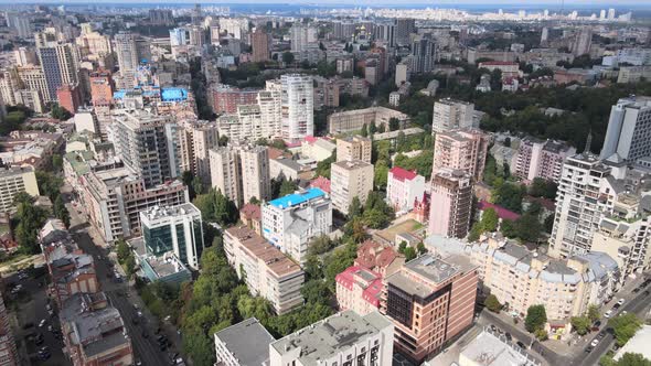 Kyiv, Ukraine Aerial View of the City. Kiev alt