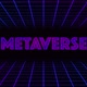 Metaverse Background with Text