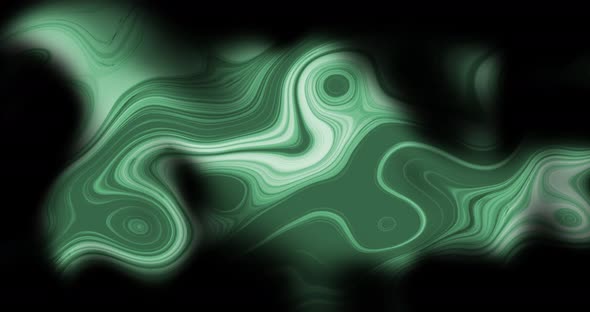 Abstract green background animation. Liquid green background. Beautiful digital painting movie.