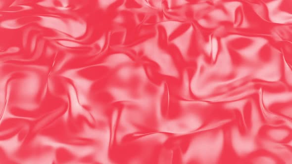 Red Wavy Cloth Abstract Background