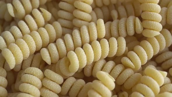 Rotation Bucati Fusilli Pasta Background alt