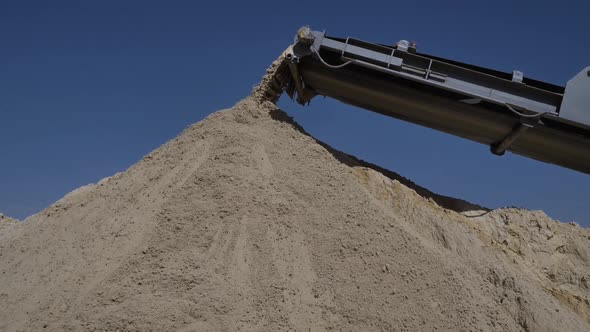 Separation of Sand in Construction Industry. Process Refinement of Sand for Concreting