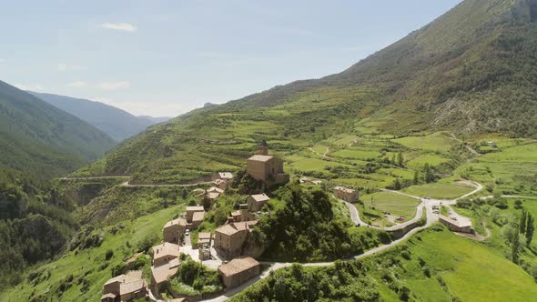 Small Village of Josa De Cadi in Catalonia Spain