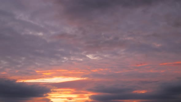 Sunrise Clouds Time Lapse Motion