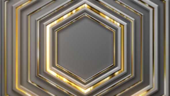 Luxury Hexagon Background Light