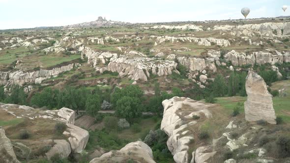 Mountains and Plains in Cappadocia