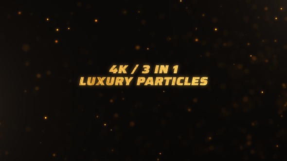 Abstract Luxury Gold Particles