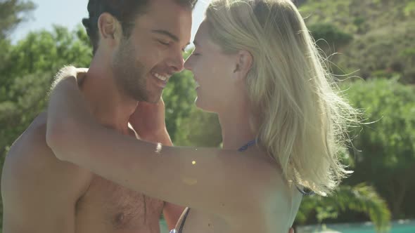 Couple embracing each other alt