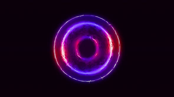 Drawn Glowing Circle