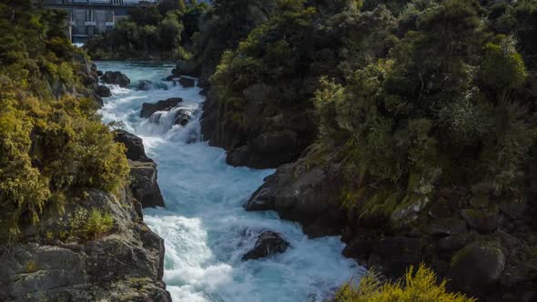 Dam releasing water alt