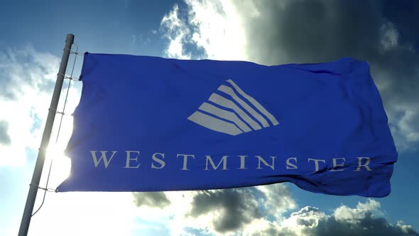 Flag of Westminster City of Colorado United States of America alt