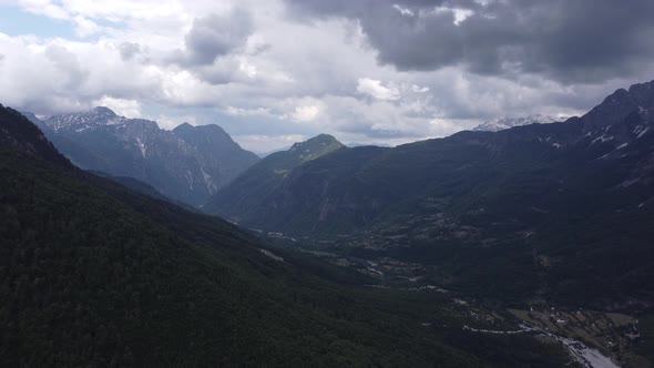 Incredible Views in the Albanian Alps From Valbona Pass Summer's Day in Albania in the Mountains alt