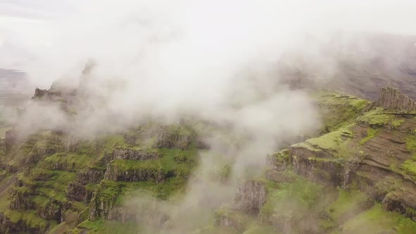 flying through clouds in iceland alt