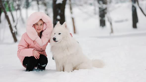 Child with Dog in the Park alt
