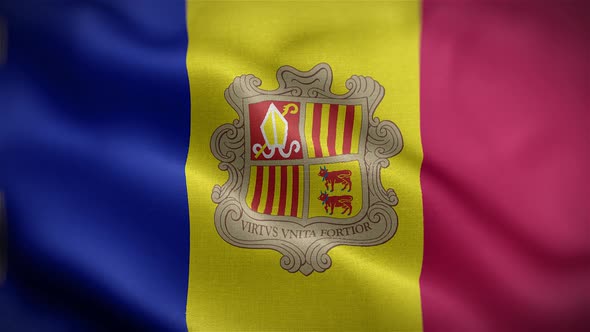 Andorra Flag Front