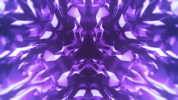 Purple Crystal Abstract Background