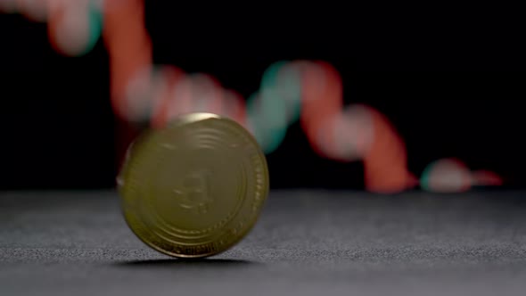 Bitcoin Spins and Falls down