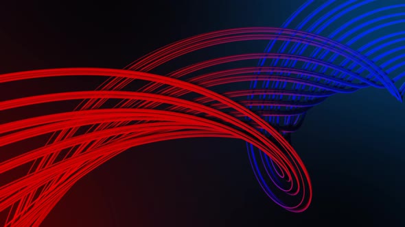 Blue Red Gradient Geometric 3d Line Animated Background alt