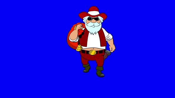 Santa Claus With Gold Coins