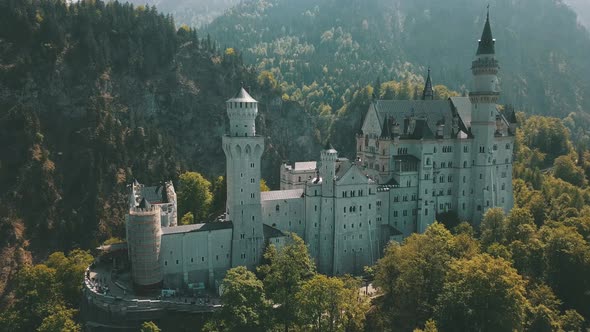 Neuschwanstein Castle in Fussen Bavaria Germany