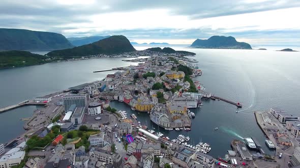 City of Alesund Norway alt