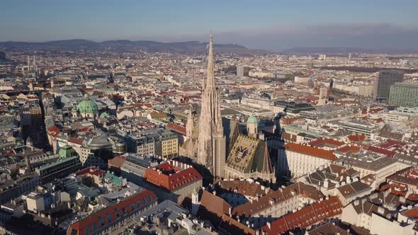 Aerial View of St. Stephen's Cathedral alt