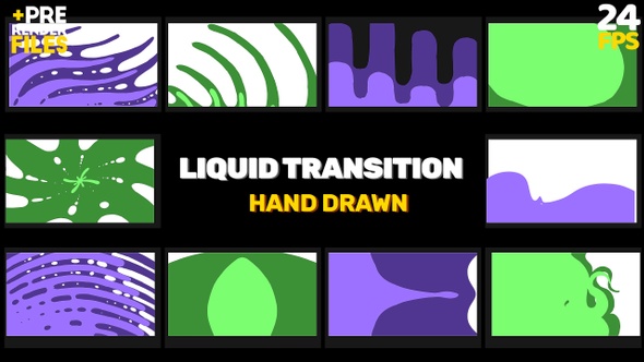 Hand Drawn Transition Pack // Motion Graphics