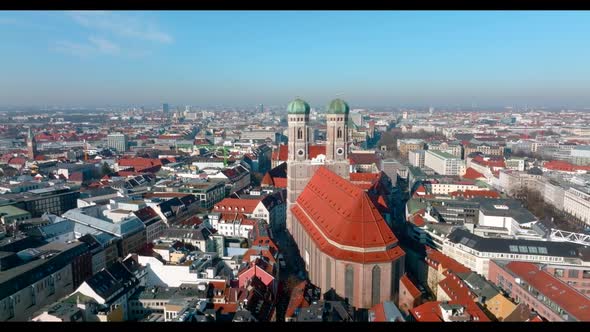 Beautiful Munich Panoramic Architecture in Bavaria Germany alt