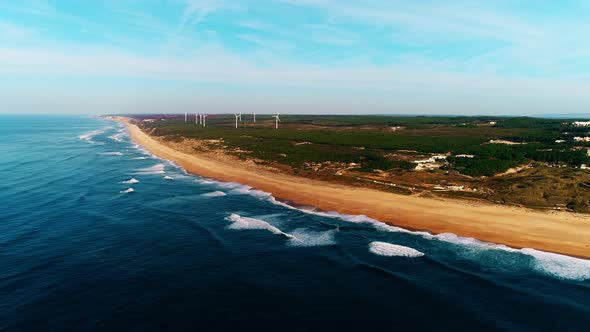 Beach of Nazaré, Portugal alt