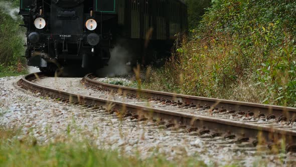 Historical Steam Engine Train Locomotive Vintage Transportation Scenery alt