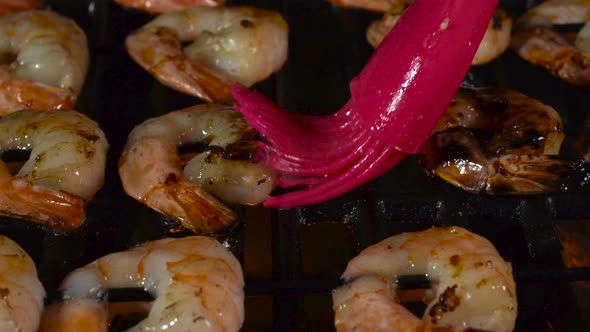 Shrimps on the Barbecue
