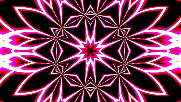 Beautiful video 3D liquid line abstract background in pink flower shape texture alt