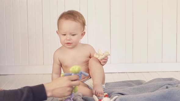 Cute Baby Who's Trying To Communicate alt