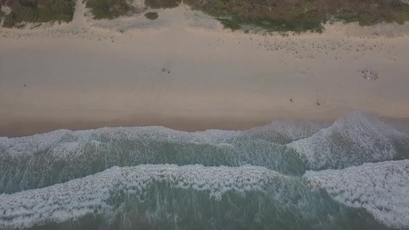 Sunrise at Zenith Beach Tomaree Mountain, Shoal Bay, Port Stephens New South Wales Aerial Drone 4K