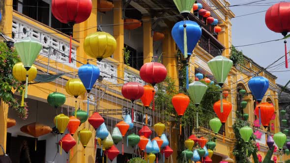 Colorful Lanterns in Old Quarter of Hoi An, Vietnam