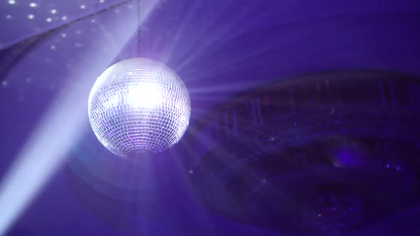 disco ball on the ceiling alt