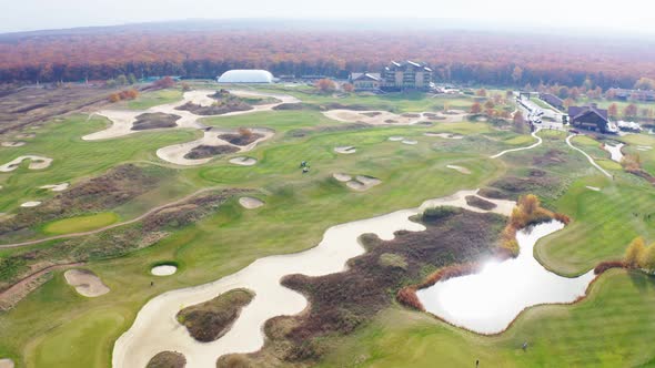 Aerial Photography Golf Course