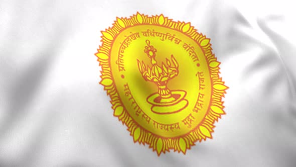 Maharashtra Flag (India) - 4K alt