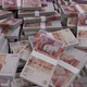50 British Pounds Sterling Banknote Bundles Scattered - VideoHive Item for Sale