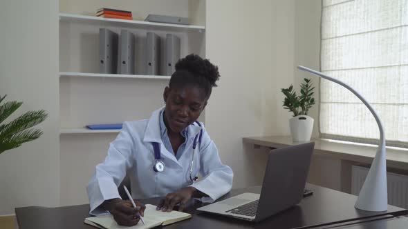 African Physician at Work.  Video Prores alt