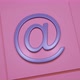 3D render, animation of email icon on pink background. - VideoHive Item for Sale