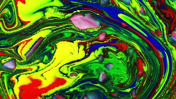 Abstract Surface Moving Swirling Liquid Paint Background Texture Marbling alt