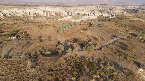 Aerial View Cappadocia Landscape alt