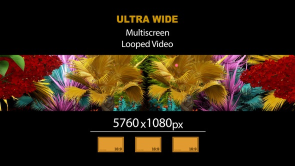 Ultra Wide HD Luxury Magic Garden Hall 15
