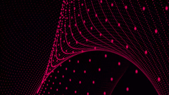 particle wave background animation. Vd 1194