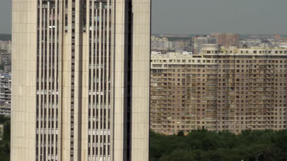 Moscow Cityscape with Multistorey Apartment Blocks, Russia alt