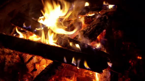 Fire Flames From Wood Ember for Grill Bbq Firewood alt