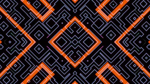 Pulsating Looped Abstract Animation of Lines 02 alt