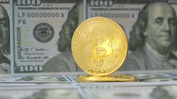 Silver Bitcoin Coin, BTC and Bills of Dollars Are Rotating alt